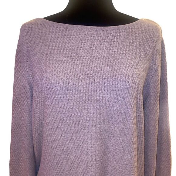 J. Jill Long Sleeve Lightweight‎ Waffle Weave Tunic in Size Medium petite - Picture 2 of 14